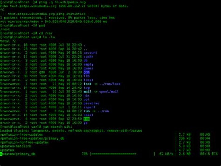 Command line interface