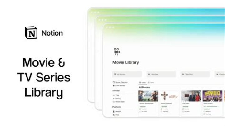 Movie streaming library with categories